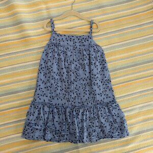⭐ Gap Kids blue floral cotton sundress 6/7